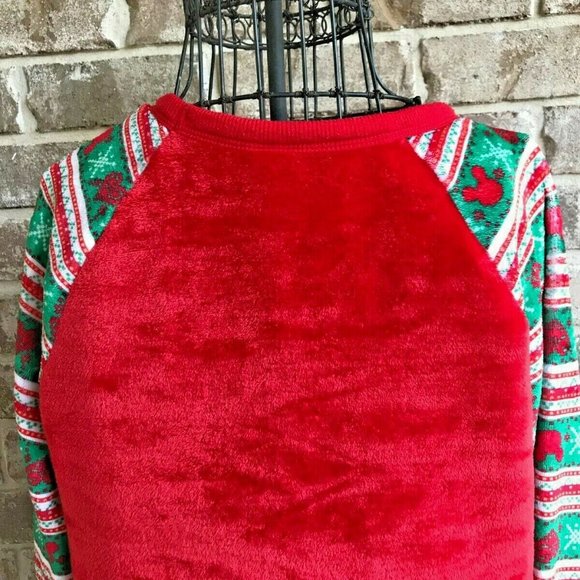 Disney Mickey Mouse Reindeer Sweater Juniors XL - Picture 7 of 12